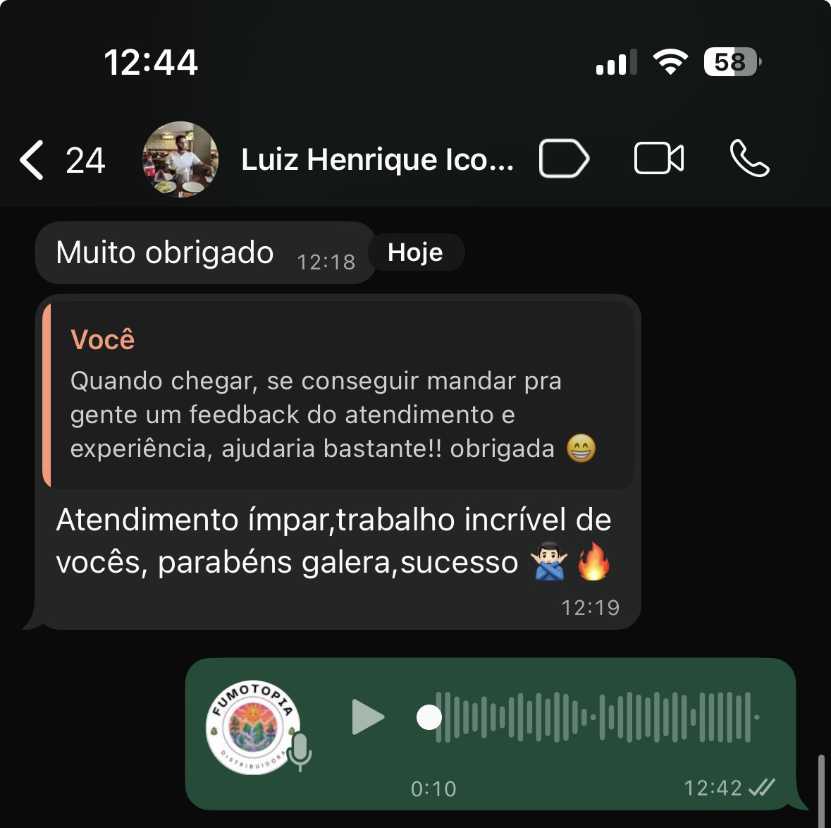Feedback de cliente 2